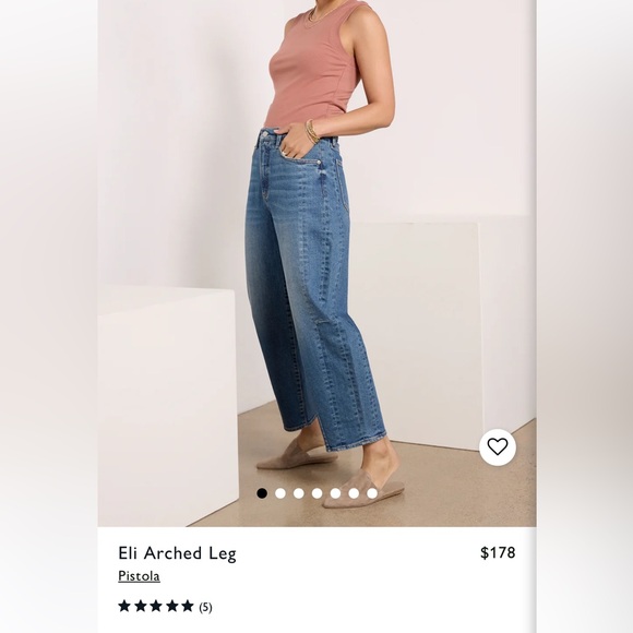 Pistola Eli Arched Leg Denim - Picture 5 of 6